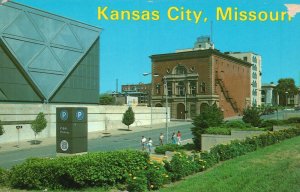 Postcard Partial View Convention Complex & Historic Folly Theatre Kansas City MO