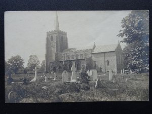 Suffolk BRAMFORD St Mary the Virgin Church - Old RP Postcard by Cooke of Ipswich