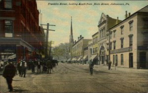 Johnstown PA Franklin St. c1910 Postcard