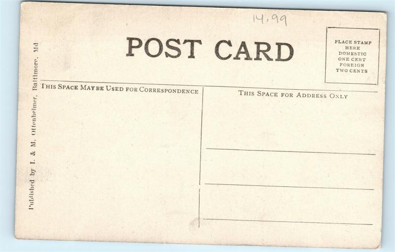 Experimental Basin Navy Yard Washington DC Vintage Postcard D93