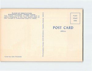 Postcard Place Of Meditation, Eisenhower Center, Abilene, Kansas