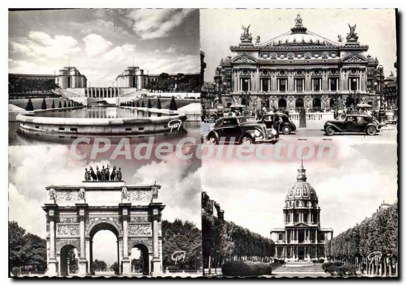 Postcard Modern Marvels Paris and the Palais de Chaillot Bolleau Azema and th...