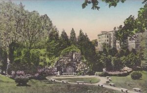 Indiana Saint Mary Of The Woods The Grotto Of Lourdes Saint Mary Of The Woods...