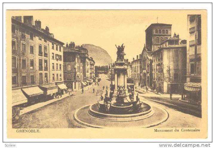 Monument Du Centenaire, Grenoble (Isere), France, 1910-1920s