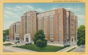 Masonic Temple on East Main Street - Rochester, New York - Linen