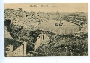 499129 Italy Siracusa Roman amphitheater Vintage postcard