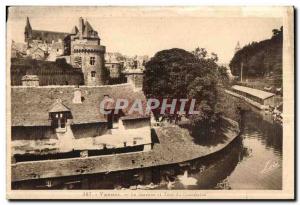 Old Postcard Vannes and La Garenne Tower Connetable