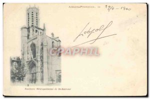 Old Postcard Aix en Provence Metropolitan Basilica of St Savior