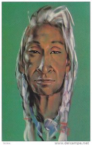 Oil and water color painting, Indian Chief,  40-60s