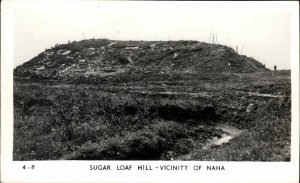 World War II Okinawa Japan Sugar Loaf Hill Naha Real Photo Vintage Postcard