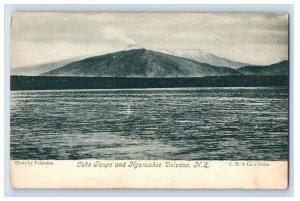 Vintage Lake Taupo And Ngaruahoe Volcano N.Z. Postcard P129E