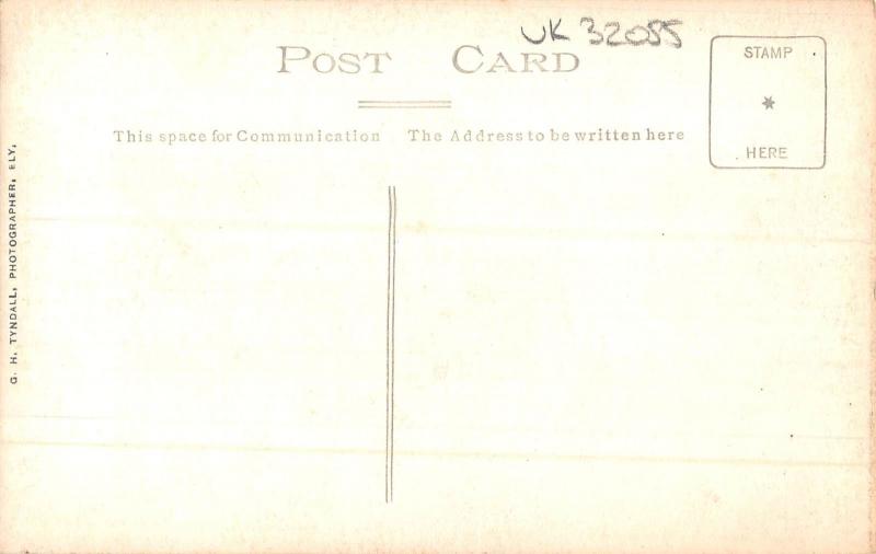 uk32055 tyndall  church elly real photo uk postcard