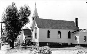 Howland Maine Methodist Church Real Photo Antique Postcard K45381