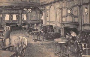 Panama Pacific Line SS Virginia Smoking Room Vintage Postcard AA8798