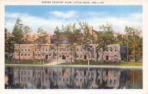 Shrine Country Club Little Rock Arkansas linen postcard