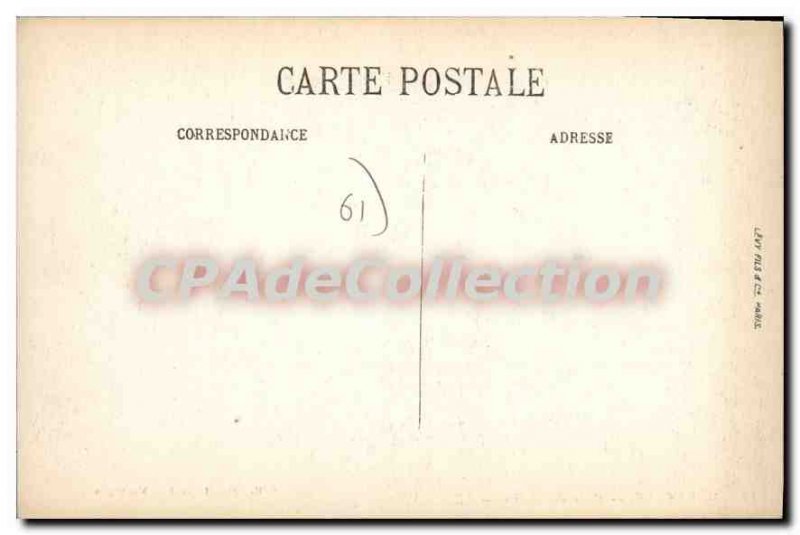 Postcard Old Market square Mortagne