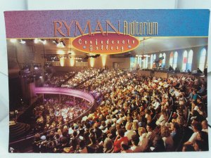 Vintage Postcard Ryman Auditorium Confederate Gallery Nashville Tennessee