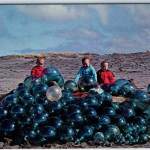 c1960s Washington Japanese Glass Balls Pacific Beach Columbia River Willapa A205