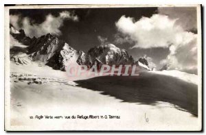 Postcard Old Aiglee Green view of Albert Refuge