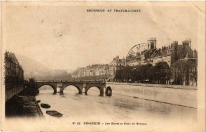 CPA BESANCON - Les Quais et Pont de Battant (487020)
