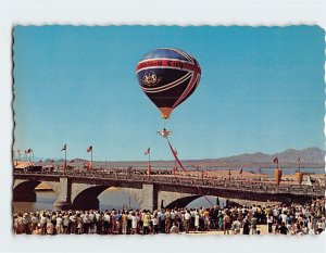 Postcard Lake Havasu City Balloon London Bridge Grand Opening Arizona USA