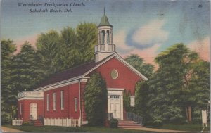 Postcard Westminster Presbyterian Church Rehoboth Beach DE