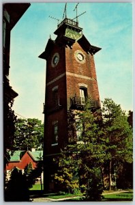 Vtg Port Hope Ontario Canada Greenwood Tower Motel & Lodge Postcard