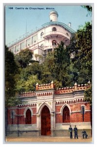 Chapultepec Castle Mexico City Mexico UNP DB Postcard Y17