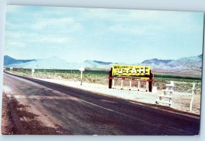 Murray Utah Postcard State Line Center Scenic West Gateway c1960 Vintage Antique