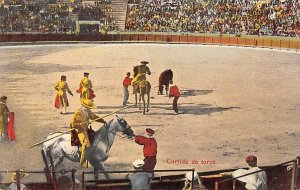 Corrida De Tores Bullfighting Tarjeta Postal Unused 