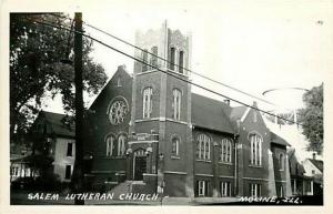 IL, Moline, Illinois, Salem Lutheran Church, RPPC