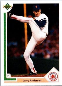 1991 Upper Deck Baseball Card Larry Andersen Boston Red Sox sk20694