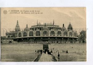 415749 BELGIUM OSTENDE Casino Vintage postcard