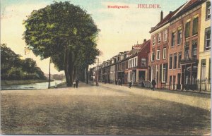 Netherlands Den Helder Hoofdgracht  Vintage Postcard 04.10