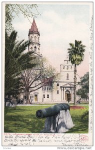 Cathedral from Plaza, St. Augustine, Florida, 10-20s