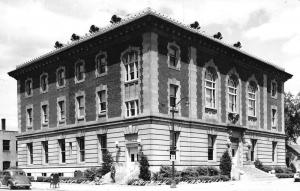 Norfolk Nebraska birds eye view post office real photo pc Y11156