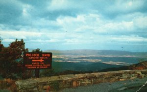 Virginia, Pollock Knob Skyline Drive, Shenandoah National Park, Vintage Postcard