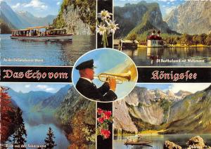 BG10439 konigssee  st bartholoma mit watzmann rabenwand  ship bateaux  germany