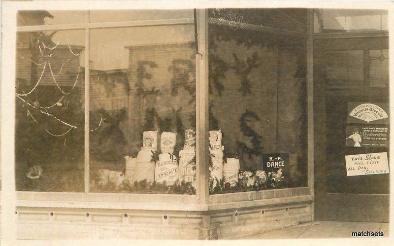 C-1910 Eastern Washington Mercantile Storefront Yakima Best Flour RPPC 12598