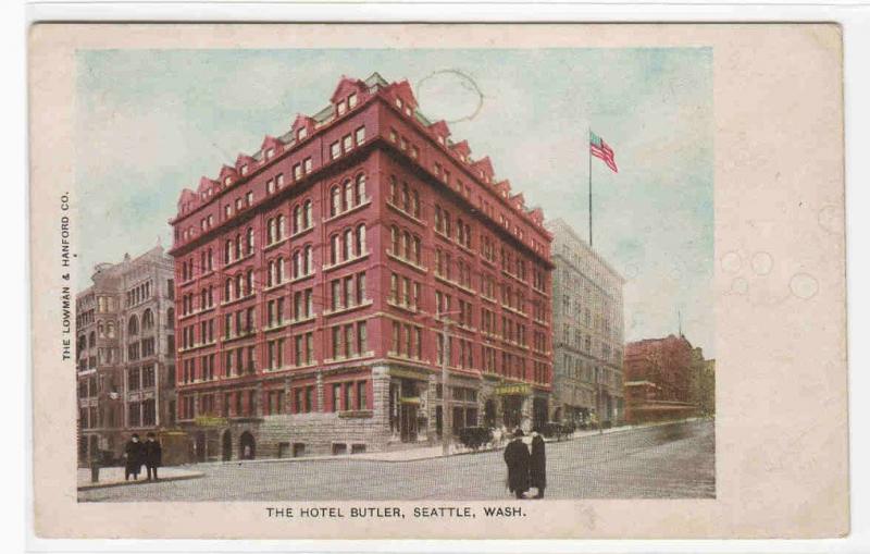 Hotel Butler Seattle Washington 1905c postcard