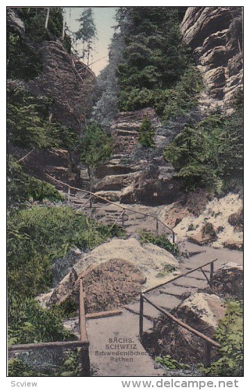 Schwedenlocher Rathen, SCHWEIZ, Switzerland, 1900-1910s