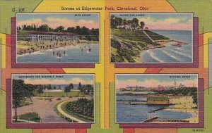 Ohio Cleveland Scenes At Edgewater Park Multiple