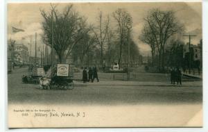Military Park Newark New Jersey 1907c Rotograph postcard 