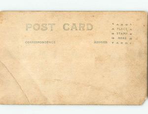 Pre-1930 rppc black americana postcard HM0279