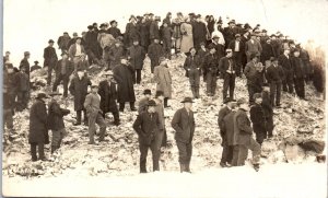 1910 - 1930 Outdoor View Anonymous People Real Photo Postcard
