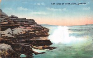 BERMUDA~THE WAVES AT NORTH SHORE~PHOENIX DRUG #1 PUBL POSTCARD c1914