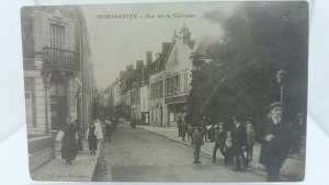 Vintage Postcard Romorantin Rue de la Varenne Cafe Du Square Street View c1914