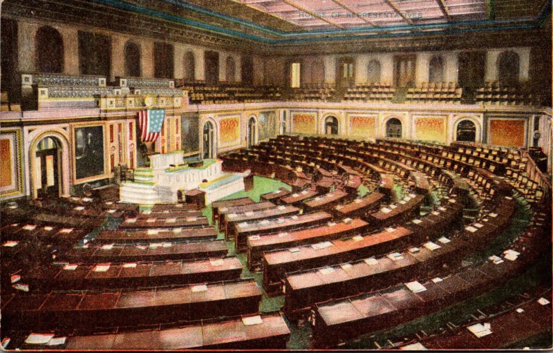 Washington D C United States Capitol Hall Of Representatives