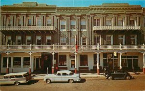 Automobile National Hotel Nevada City California Roadside Postcard 21-3530