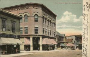 Rockland ME West Side of Main St. c1905 Postcard